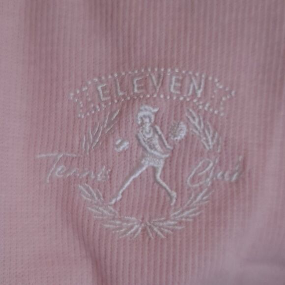Eleven By  Williams Womens Baseline Pink Tennis Polo Crop Top Shirt NWT - Picture 7 of 7